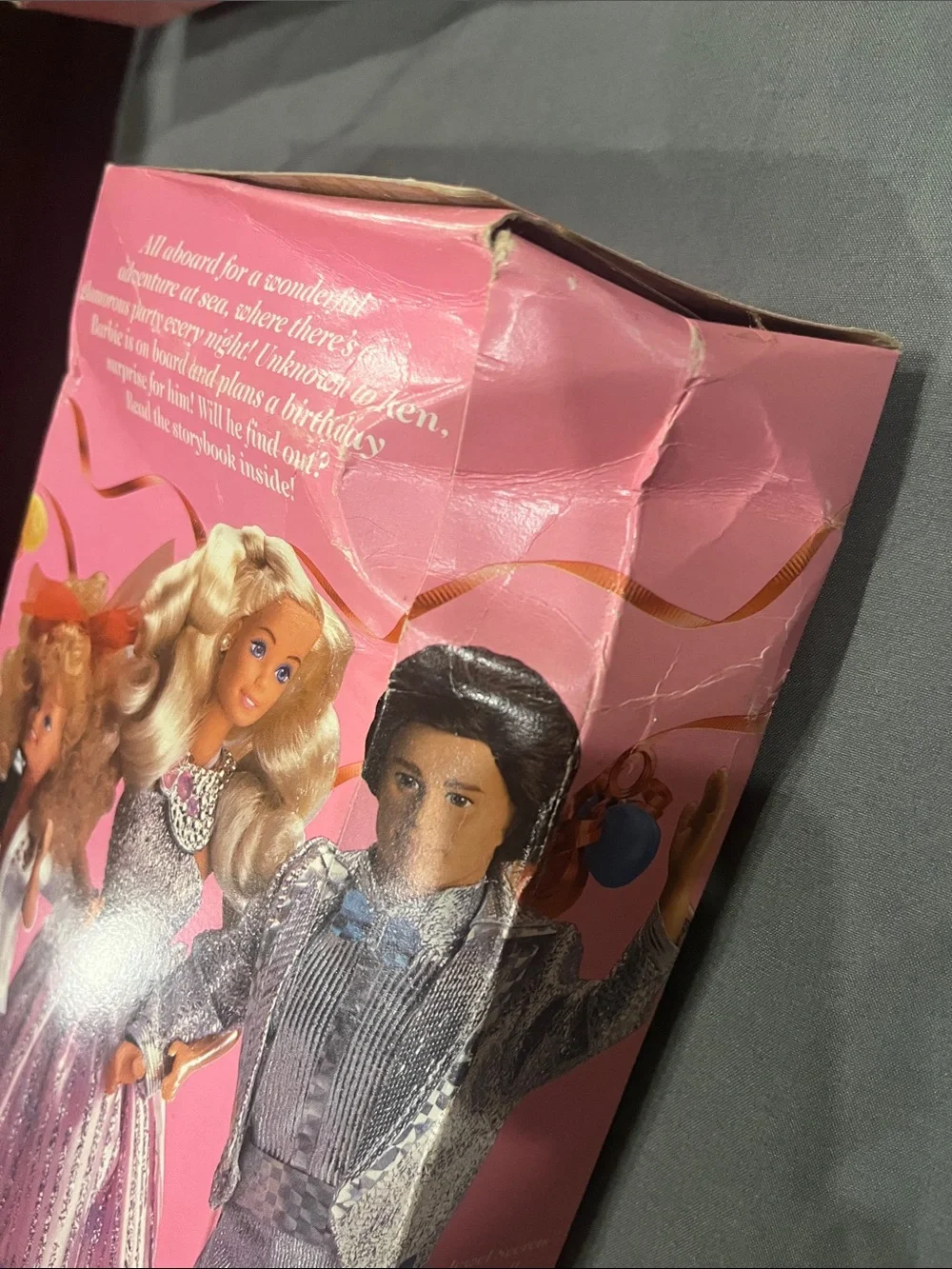 Mattel Ken in Metallic Silver Outfit with Aqua Accents